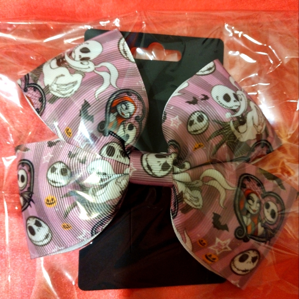 The nightmare before Christmas hair bow